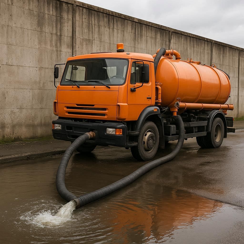 Откачка воды в Перми