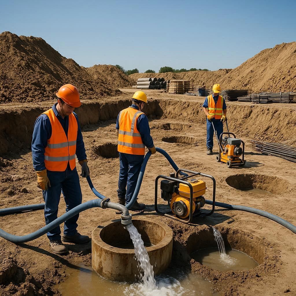Глубинное водопонижение скважинами в Перми