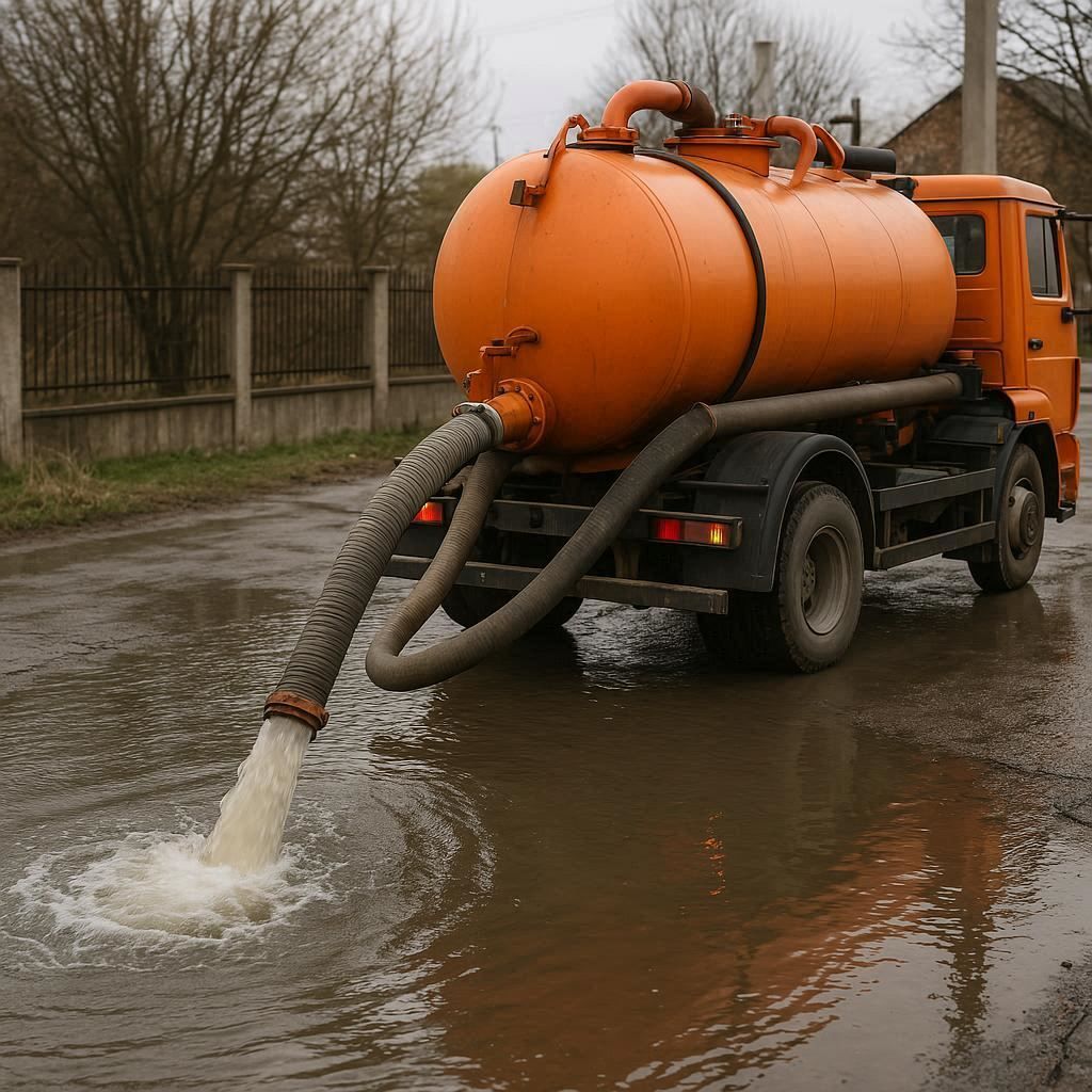 Откачка воды в Перми